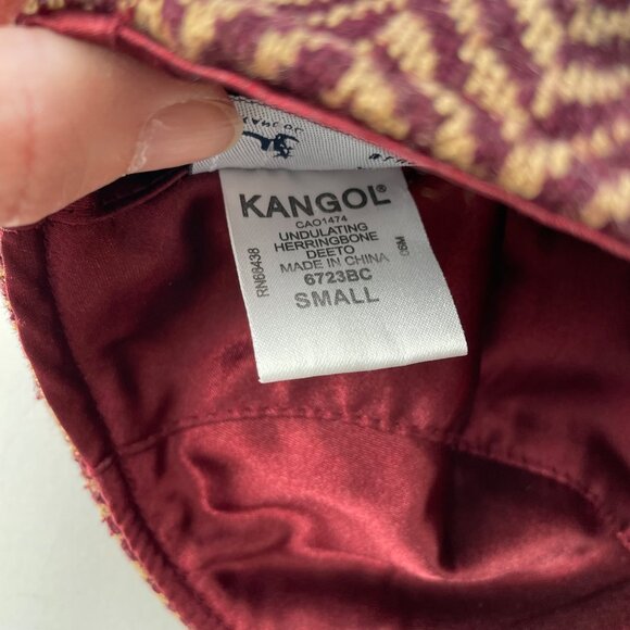 Kangol Womens Herringbone Deeto Hat Cap Size Small Preppy Old Money Timeless - Picture 6 of 7